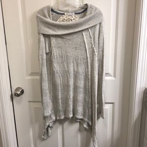 Light gray dressy tunic